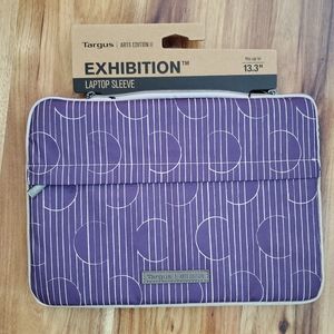 Targus Arts Edition II Exhibition 13.3" Laptop Sleeve, purple circles